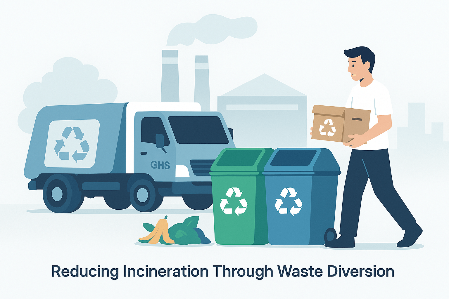 Waste diversion reduces incineration