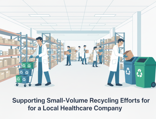 Supporting Small-Volume Recycling Efforts for a Local Healthcare Company